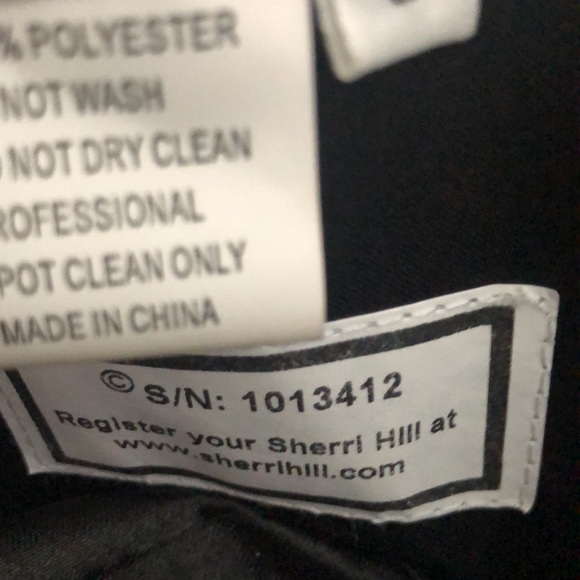 Sherri Hill black high/low strapless gown - Picture 10 of 10